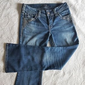 Silver Jeans Suki Slim Boot Cut Dark Wash sz 27x30